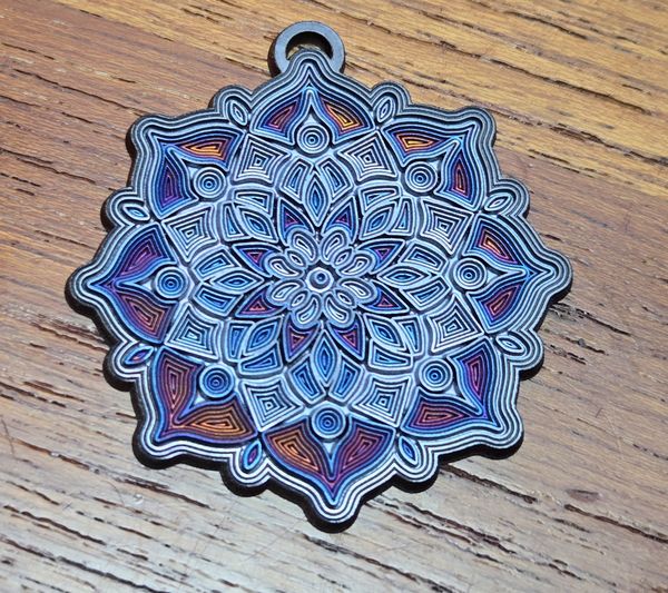Blue Star Snowflake