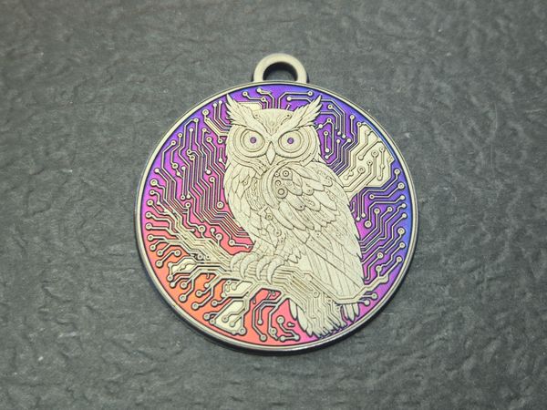 Owl - Purple & Red