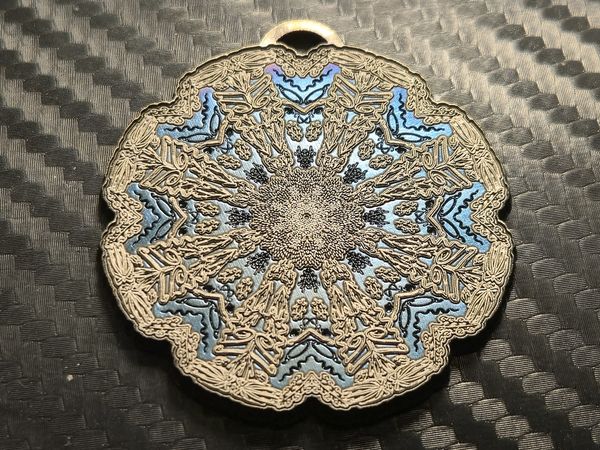 Radial Growth Blue