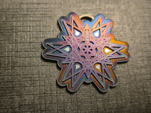 Stellations Red Blue & Gold